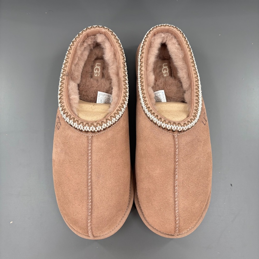 UGG Tasman II Rocky Oak Mens Slip On Slipper Mule Lamb Fur Size 11 - Picture 4 of 11